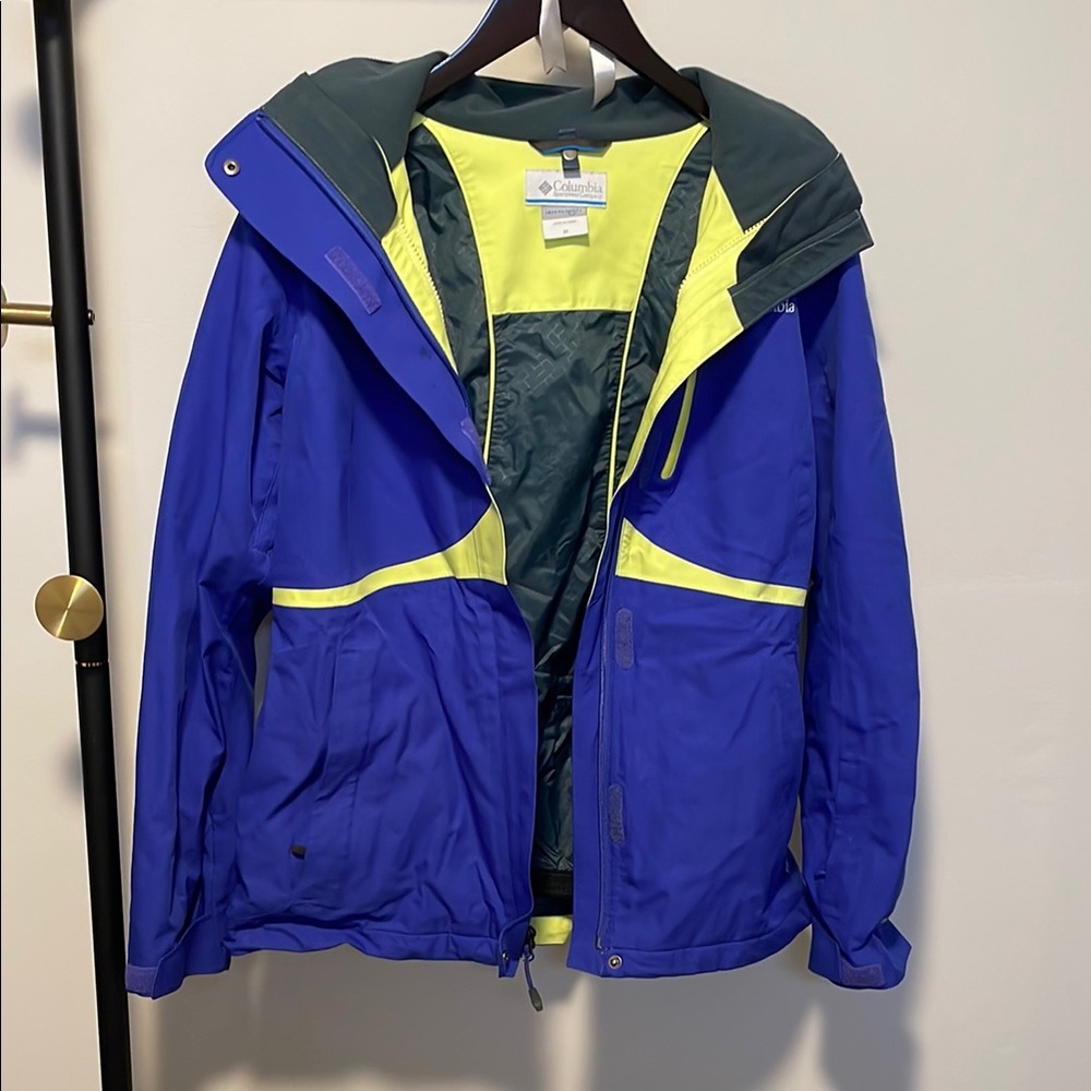 Columbia Blue and Yellow Jacket